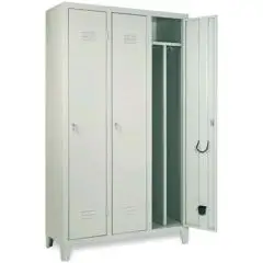 ARMARIO PARA VESTUARIO DE METAL - MOD. CLA 35/50/D - Estructura monobloque - CON DIVISORIO EXTRAÍBLE - Medidas Cm F 103 x H 180