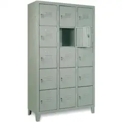 ARMARIO CASILLERO DE METAL - MOD. EXT 35/50/C - Estructura monobloque - Medidas Cm A 103 x H 180