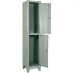 ARMARIO MULTIVESTUARIO DE METAL - MOD. EXT 35/50 - Estructura monobloque con puertas - Medidas Cm A 37x H 180