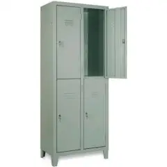 ARMARIO MULTIVESTUARIO DE METAL - MOD. EXT 35/50 - Estructura monobloque con puertas - Medidas Cm A 70 x H 180