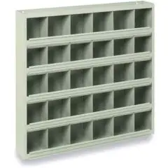 ESTANTERÍA PORTAOBJETOS DE METAL - MOD. SCA/20/30/36 - Estructura monobloque en CASILLAS - Medidas Cm F 10 x H 60