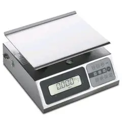 BALANZA - MOD. BIL 40G - MEDIDAS PLATO cm A 24 x F 18 - CAPACIDAD MÁXIMA kg 40 - CE