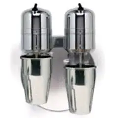 BATIDORA FRAPÉ DE PARED MOD. GM3133M - N. 2 jarras de acero inox de Lt. 0,800 - Velocidad BATIDORA 18000 RPM - Potencia 300W - Alimentación MONOFÁSICA 230v/50-60hz - Homologación CE