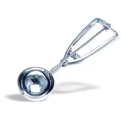 CUCHARA SACABOLAS PARA HELADOS DE ACERO INOX