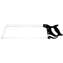 SIERRA DE COCINA - DE ACERO INOX TEMPLADO AISI 420 - MANGO DE GOMA ANTIDESLIZAMIENTO - LAVABLE EN EL LAVAVAJILLAS- LONGITUD TOTAL cm. 64,5