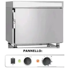 REGENERADOR DE TEMPERATURA - MOD. GR1411M - VERSIÓN MECÁNICA - CAPACIDAD: 14 GN 1/1 ; 14 (60X40) - ALIMENTACIÓN TRIFÁSICA V 400/3/50 Hz - POTENCIA W 15900 - Medidas cm A 82 X F 75 X h 150 - Peso Kg 160