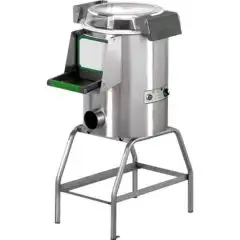 PELADORA DE PATATAS mod PPF - Capacidad de carga Kg 5 - Producción horaria Kg/h 60 - (Equipado con plato patatas y caballette mod CI) - ALIMENTACIÓN MONOFÁSICA o TRIFÁSICA - potencia Hp 0,50 / 370W  - Homologación CE