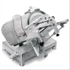 CORTADORA DE FIAMBRE AUTOMÁTICA - MOD. 26465D323T ZAFFIRA LX 350 MN - Cuchilla Ø mm. 350 - Grosor del corte mm. 23 - MONOFÁSICO 230/50/1 - Medidas cm. A 65,9 x F 61 x h 51,5 - CE
