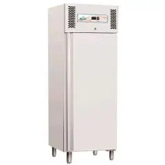 ARMARIO FRIGORÍFICO DE CHAPA BARNIZADA Y ALUMINIO - ESTÁTICO - Mod. G-GNB600TN - GASTRONORM 2/1 (cm 65 x 53) - N. 1 PUERTA - CAPACIDAD BRUTA Lt 507 - TEMPERATURA +2°/+8°C - Medidas cm A 68 x F 80 x h 201 - CE