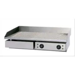 FRYTOP ELÉCTRICO DE SOBREMESA - Mod. GHN 75R - Superficie acanalada - Placa de cocción cm 72,5x40 - Potencia kW 4,4 - Alimentación monofásica - Medidas cm A 73,5 x F 53 x 24,5h - Homologación CE