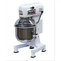 AMASADORA PLANETARIA - Mod. IP 10 - Base de hierro fundido - Cuba de acero inox - Capacidad de la cuba lt 10 - Potencia kW 0,6 - Alimentación monofásica - Medidas cm A 47 x F 38 x 68h - Homologación CE