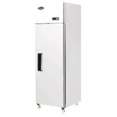 ARMARIO FRIGORÍFICO DE ACERO INOX - Para SNACK - Mod. YBF9206GR - VENTILADO - Capacidad LT 410 - N. 1 Puerta - TEMPERATURA -2°/+8°C - Dim. cm L 60 x P 73 x h 195,5 - CE