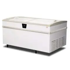 EXPOSITOR REFRIGERADO - MOD. EVO 150 GT - TERMOMETRO DIGITAL - Capacidad LT 564 - Temperatura -18°/-23°C  - Medidas cm L 152 x P 94,4 x h 84,8 - CE