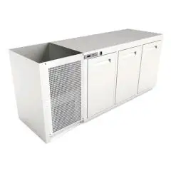 CÁMARA BAR REFRIGERADA EMPOTRABLE - MOD. CIR850/TN200 - Temperatura TN +4°C/+8°C - L. 200 cm - CON UNIDAD CONDENSADORA INCORPORADA