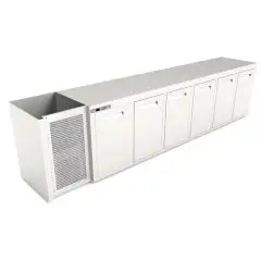 CÁMARA BAR REFRIGERADA EMPOTRABLE - MOD. CIR850/TN350 - Temperatura TN +4°C/+8°C - L. 350 cm - CON UNIDAD CONDENSADORA INCORPORADA