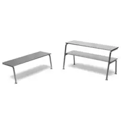 Baldas INOX con soportes tubulares INOX