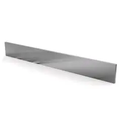 Zócalo inoxs de acero inox natural con acabado Scotch Brite