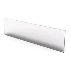 Cristal vertical templado sin soportes