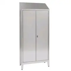 Armario para objetos de acero inox - n. 2 puertas abatibles