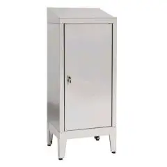 Armario con atril de acero inox - n. 1 puerta abatible