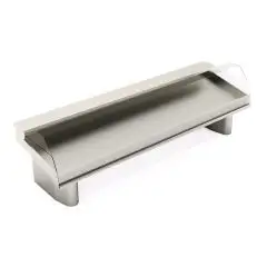 MOSTRADOR REFRIGERADO PARA EXPOSICIÓN Y VENTA DE PESCADO - Modelo CORAL 4 - Vidrio curvado con baranda - Unidad de refrigeración no incluida - Estructura de acero inoxidable AISI 316 - Refrigeración mediante evaporador estático de placa - Temperatura -1° 
