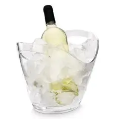 CUBOS CHAMPAGNE OVALADOS DE ACRÍLICO