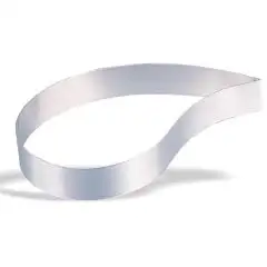 LÁGRIMA DE ACERO INOX - ALTURA cm. 4,5
