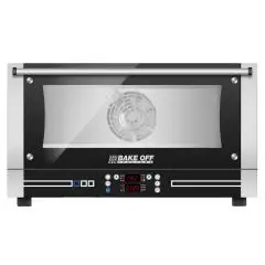 HORNO ELÉCTRICO MIXTO DE CONVECCIÓN CON VAPOR Y MANDOS DIGITALES - Cod. BISTROT 364D - PARA PASTELERÍA Y PANADERÍA - Capacidad bandejas n. 3 cm 60X40 - Potencia kW 3,6 - Alimentación 230/400 V 50/60 Hz - Temperatura max °C 270 - Medidas exteriores cm.  L 