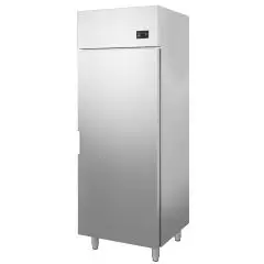 ARMARIO FRIGORÍFICO CONGELADOR DE ACERO INOXIDABLE - PARA CARNE / PESCADO - MODELO 71BTER - VENTILADO - 1 PUERTA - CAPACIDAD DE 700 LITROS - TEMPERATURA -15°/-18°C - DIMENSIONES cm L 72 X P 80 X H 202
