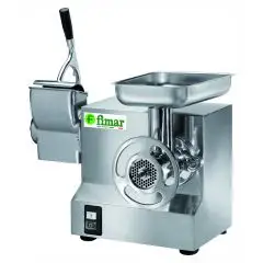 Combinada Picadora de carne y Rallador 22 ATE - Grupo picador de aluminio - Monofásico - Producción horaria Kg/h 150-250 - Producción horaria Rallador Kg/h 40