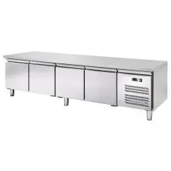 Mesa refrigerada de acero inoxidable Amitek AKU4104TN