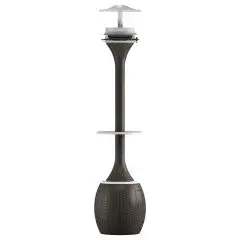 Nebulizador para exterior Idrobase - Mod AURORA 60 B - Enfriador por nebulización - Potencia ventilator W 60 - Base de apoyo - Altura cm h 220
