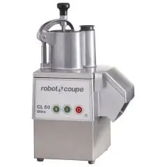CORTADORA DE VERDURAS Y MOZZARELLAS - Mod. CL 50 ULTRA PIZZA - Tolva grande - N. 3 dischi inclusi - Capacidad de porciones de 50 a 400 - 1 velocidad - Potencia W 550 - Dimensiones cm L 39 x P 34 x 61h