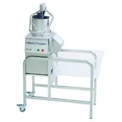CORTADORA DE VERDURAS Y MOZZARELLAS CON SOPORTE - Mod. CL 55 TRAMOGGIA GUIDATA MON - 1 tolva de palanca - Capacidad de porciones de 100 a 1000 - 1 velocidad - Potencia W 750 - Dimensiones cm L 70 x P 35,9 x 110h