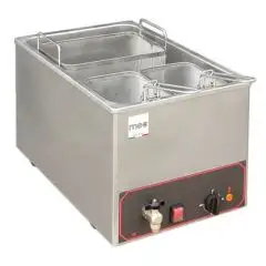 CUECEPASTAS DE MESA ELÉCTRICO - MOD DQ36MU - Capacidad Cuba Lt 25 - Monofásico 230V - Medidas cm A34 x F54 x H28 - CE