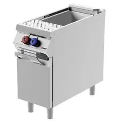 CUECEPASTAS ELÉCTRICO - MOD. CPE91M0 - N. 1 cuba Lt. 40 - N. 1 Compartimento neutro con puerta - Potencia kW 9,6 - Dimensiones: cm L 40 x P 90 x H 90 - CE