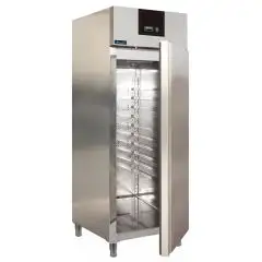 ARMARIO FRIGORÍFICO CONGELADOR DE ACERO INOX AISI 304 - PARA HELADERÍA - VENTILADO - Mod CREAM995BT - CAPACIDAD Lt 852 - N 1 PUERTA - TEMPERATURA -18º/-22ºC - Dim cm L 74 x P 104,65 x h 210