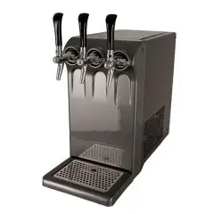 ENFRIADOR SOBRE BARRA PARA AGUA FRESCA, NATURAL Y CARBONATADA - Mod CRYSTAL - AGUA FILTRADA Y PURIFICADA - DE 3 VÍAS - CAPACIDAD DE ENFRIAMIENTO 40 lt/h - MEDIDAS cm L 62 x P 38 x 50 H