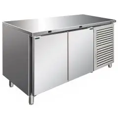 Mesa refrigerada en acero inoxidable con temperatura combinada positiva y negativa Klimaitalia CXF 2100 BTN