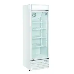 ARMARIO FRIGORÍFICO - Mod. DC 388 C - N. 1 PUERTA ACRISTALADA - REFRIGERACIÓN ESTÁTICA - CAPACIDAD LT 350 - TEMPERATURA +1º/+10°C - Dim. cm L 60 x P 57 x h 183,5 - CE