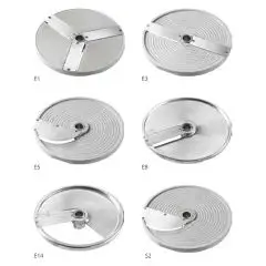 DISCOS PARA CORTAR - para usar con la cortadora de verduras / queso Mod. TV4000, TV2000RN, TV3000R, TV2500, FNT