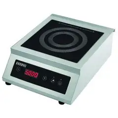 PLACA DE INDUCCIÓN - Mod E500A - Placa de vitrocerámica - Alimentación trifásica 400V/3N/50Hz - Potencia kW 5