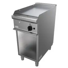 PLANCHA FRY TOP A GAS - MOD. G7NUQ1DCN - PLANCHA LISA - Armario abierto - Potencia kW 6 - Medidas: cm A 40 x F 70 x H 85 - Homologación CE