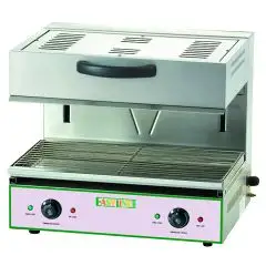 SALAMANDRA - Mod EMH600S - MONOFÁSICA - Potencia kW 4 - Medidas de la parrilla de cocción cm L59 x P33
