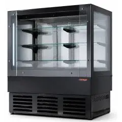 PANTALLA DE PARED REFRIGERADA - MOD. EVOK L120 V ESPECIAL - IDEAL PARA CARNES PREENVASADAS, EMBUTIDOS CURADOS Y PRODUCTOS L&Aacute;CTEOS - VENTILADO - TEMPERATURA +3/+5 &deg;C - AUTOSERVICIO - LONGITUD CM 122,4