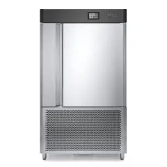 ABATIDOR MIXTO Y CONGELADOR ELECTRÓNICO CHILL - Mod AB21E401 - Enfriamiento por aire - Capacidad de Bandejas: N. 10 x GN 2/1 (cm 65 x 53) y 60 x 80 cm - Rendimiento de Refrigeración: +90° +3° en 90 min. (kg.75) - Rendimiento de Congelación Rápida: +90° -1