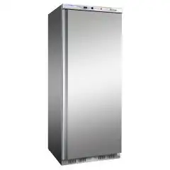 ARMARIO FRIGORÍFICO DE ACERO INOX AISI 430 Y ABS - ESTÁTICO - PARA PASTELERÍA - Mod. G-ER500PSS - N. 1 PUERTA - CAPACIDAD BRUTA LT 520 - TEMPERATURA +2º/+8ºC - Medidas cm A 77,7 x F 69,5 x h 189,5 - CE