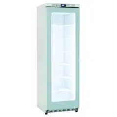Armario frigorífico congelador - Mod GN 400 G BT - Estático con agitador - 1 puerta de vidrio - Capacidad 400 L - Temperatura -15°/-22°C - Dimensiones L 60 x P 62,5 x H 186 cm