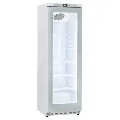 Armario frigorífico - Mod GN 400 G TN - Estático con agitador - Gastronorm 2/1 (cm 65 x 53) - 1 puerta de vidrio - Capacidad 400 L - Temperatura +2°/+10° C - Dimensiones cm L 60 x P 62,5 x H 186