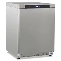 Armario congelador modelo GN 200 BT INOX, temperatura -15&deg;C / -20&deg;C, capacidad bruta 200 Lt, dimensiones exteriores 600 x 625 x 850 mm.